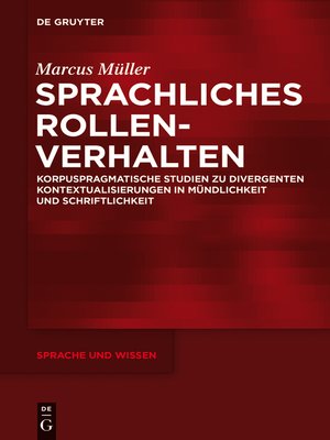 cover image of Sprachliches Rollenverhalten